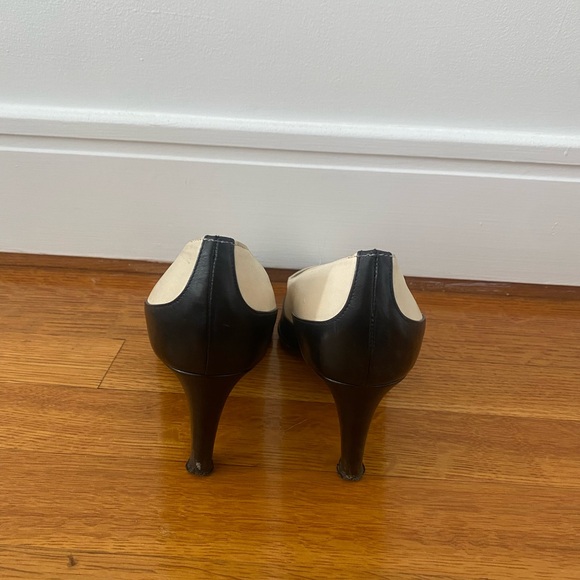 Marolo B&W kitten heels Vintage - Picture 3 of 5